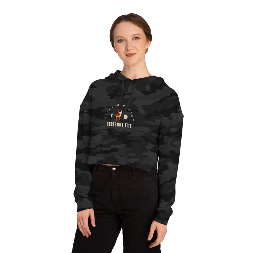 Women’s Cropped Accesorifit™ Hooded Sweatshirt