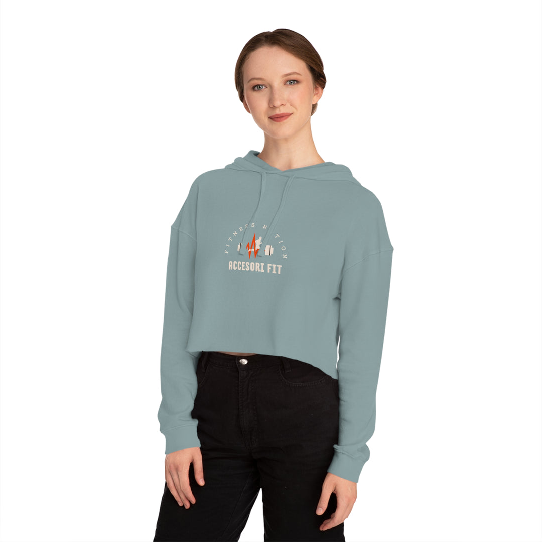 Women’s Cropped Accesorifit™ Hooded Sweatshirt